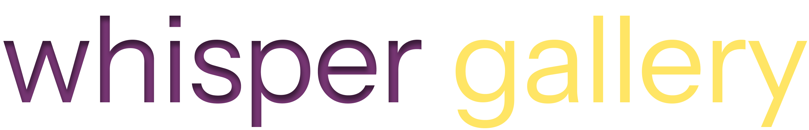 whisper gallery logo